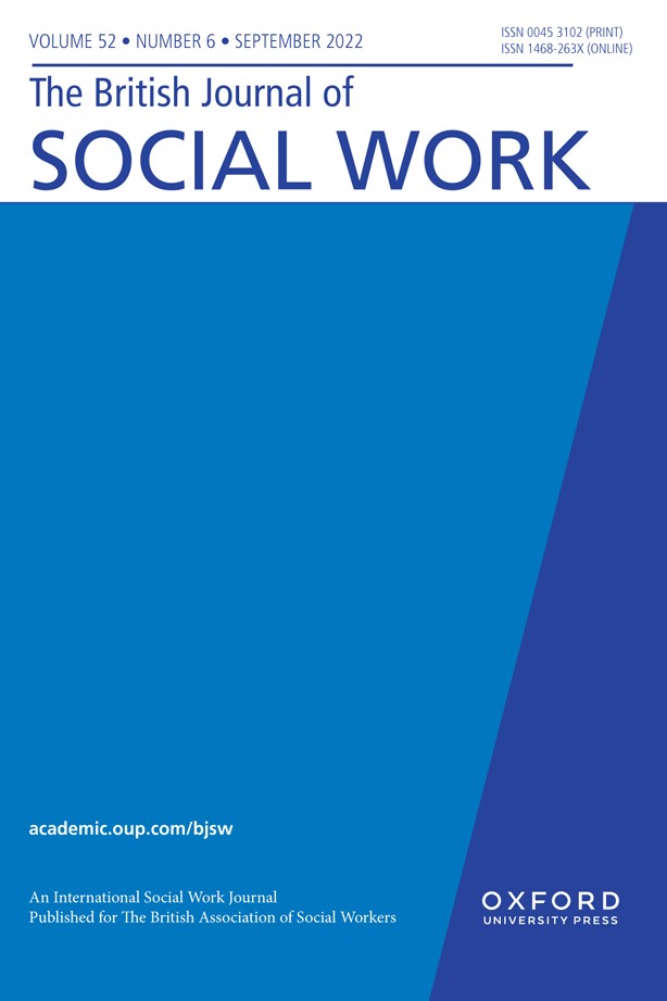 British Journal of Social Work cover